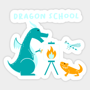 Dragon school Sticker